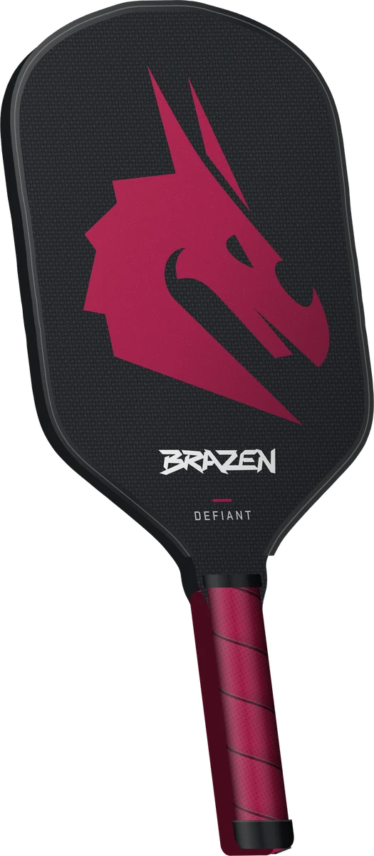 Brazen Defiant pickleball paddle at an angle